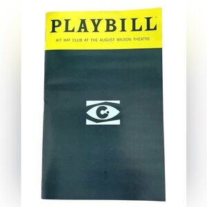 Cabaret Kit Kat Club Playbill Broadway July 2024 Eddie Redmayne Gayle Rankin NEW